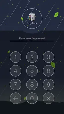 AppLock Theme RainDrop android App screenshot 1