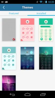 AppLock Theme RainDrop android App screenshot 2